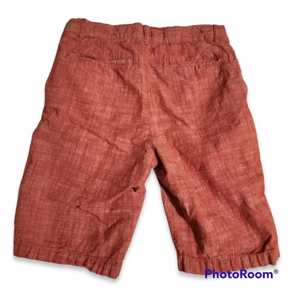 Boys orange linen shorts size 10 - Picture 2 of 4
